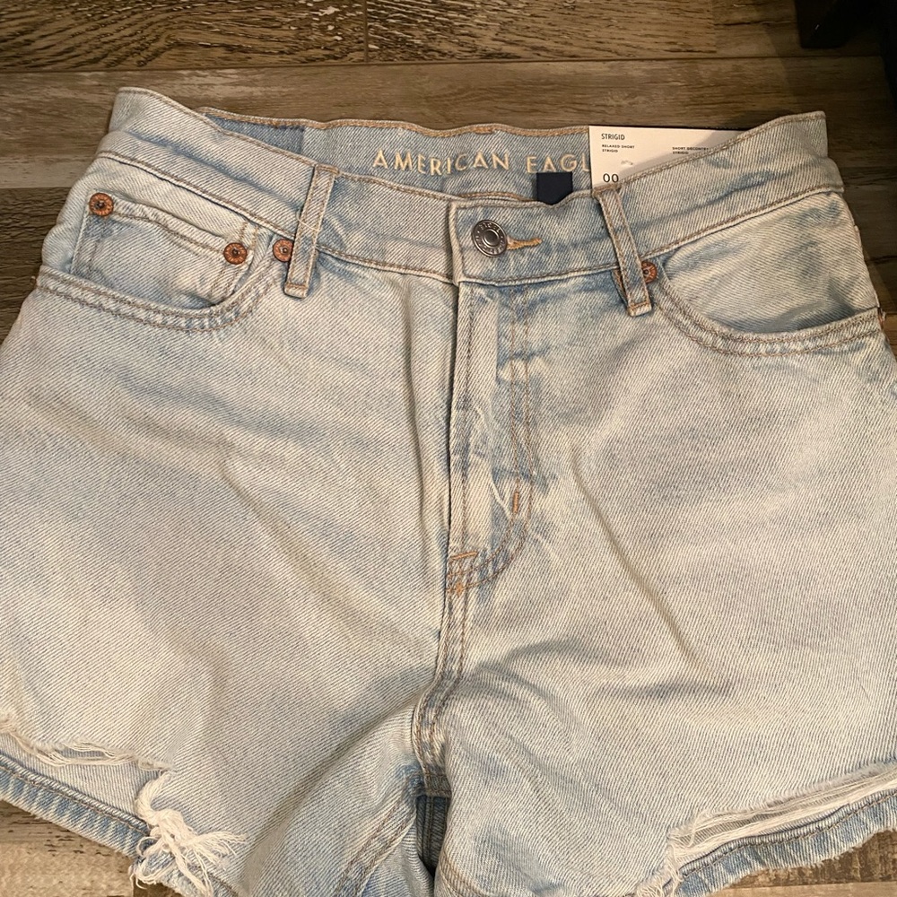 American Eagle Outfitters Light Wash Jean Shorts
